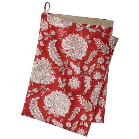 Kitchen Towel 'Yamini Raspberry' Cotton by Bungalow of Denmark - Curated Living