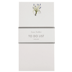 Laura Stoddart 'Spring Flowers - Muscari - To Do List' Note Pad - Curated Living