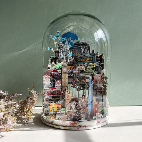 London The Map by Charlotte Bourrus, Large. - Curated Living