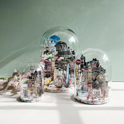 London The Map by Charlotte Bourrus. Medium. - Curated Living