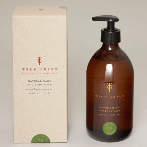 Natural Hand and Body Wash 'English Garden No 69' by True Grace - Curated Living