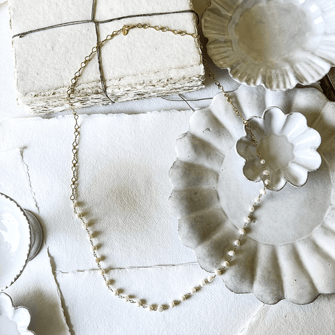 Necklace 'Alison Pearl Long' by Sorrelli - Curated Living