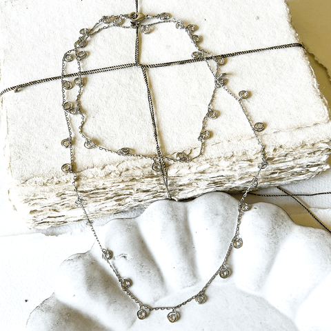 Necklace 'Crystal Channel Long' by Sorrelli - Curated Living