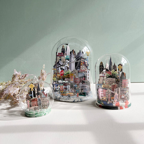 New York The Map by Charlotte Bourrus. XSmall. - Curated Living