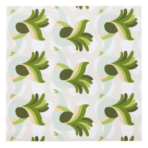 Paper Dinner Napkins 'Hen and Egg Fern' by Bungalow of Denmark - Curated Living