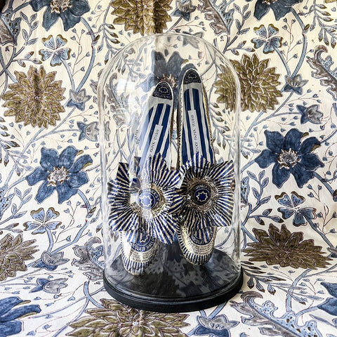 Paper Shoes, Tunnocks Tea Cakes, Blue, By Liz Valenti - Curated Living