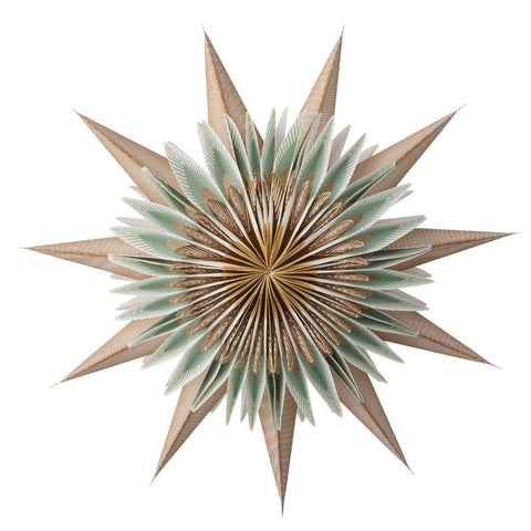 Paper Star 'Equinox Mint 70cm' by Bungalow of Denmark - Curated Living