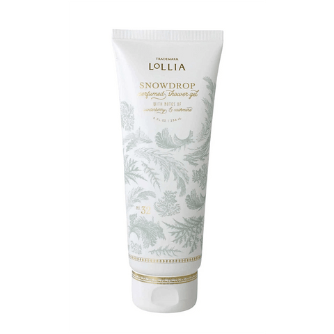 Perfumed Shower Gel 'Snowdrop - Winterberry and Cashmere' No 32 by LOLLIA - Curated Living