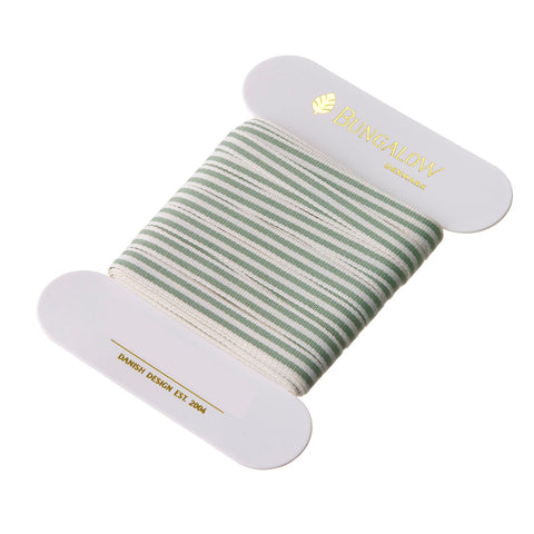 Ribbon Horizontal Stripe 'Ivy 8mm' by Bungalow of Denmark - Curated Living