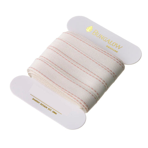 Ribbon Stitched Edge 'Rose 14mm' by Bungalow of Denmark - Curated Living