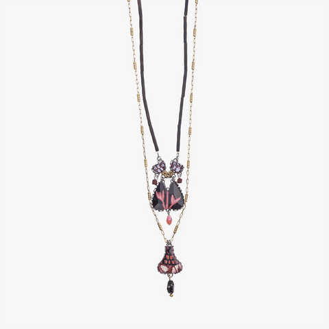 'Rosy Clay Set - Milobra Necklace' by Ayala Bar - Curated Living