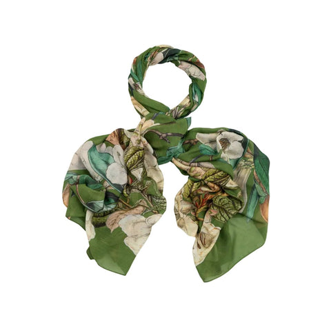 Scarf 'Rhodoleai Green' by One Hundred Stars - Curated Living