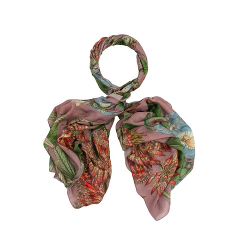Scarf 'Rhodoleai Pink' by One Hundred Stars - Curated Living
