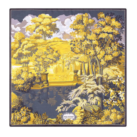 Scarf Square 70 'Come in Yellow' Inoui Editions - Curated Living