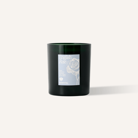 Scented Candle 'English Rose' by Sowvital - Curated Living