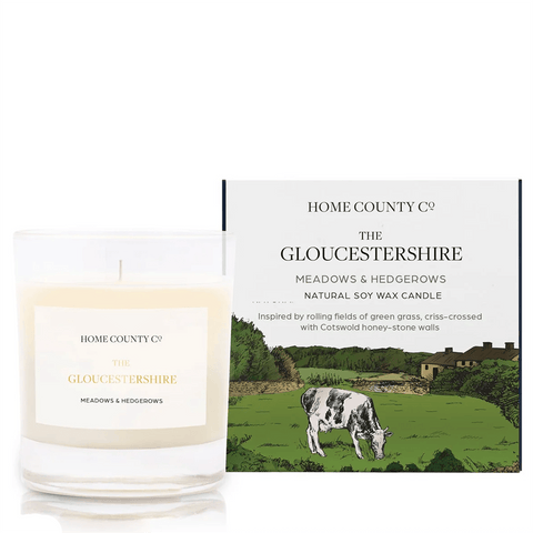 Scented Candle 'The Gloucestershire - Meadows and Hedgerows' by Home County Co - Curated Living