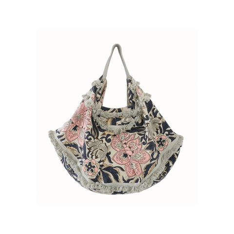 Slouch 'Block Taupe' Bag by One Hundred Stars - Curated Living