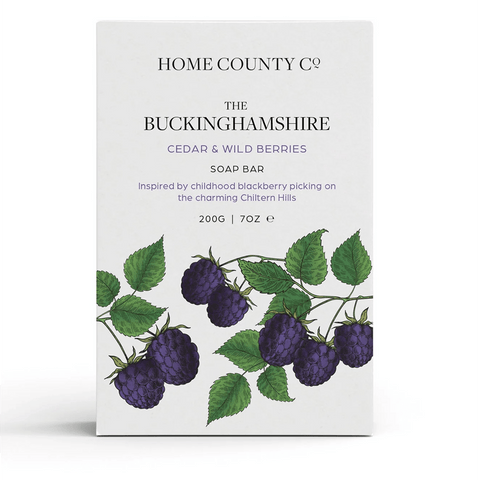 Soap Bar 'The Buckinghamshire - Cedar and Wild Berries' by Home County Co - Curated Living