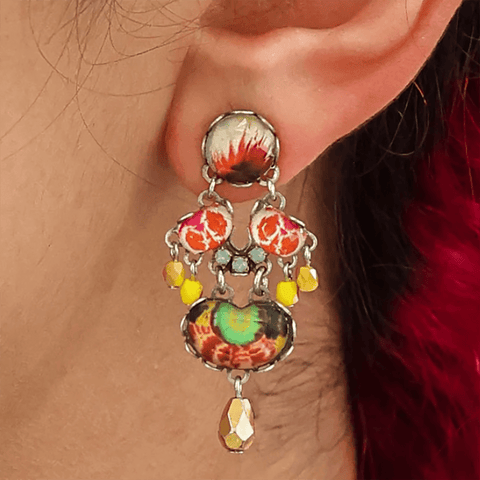 'Sunflower Surprise Set - Bliss Earrings' by Ayala Bar - Curated Living