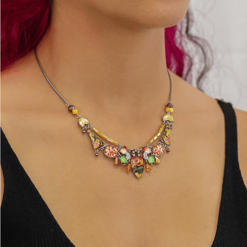 'Sunflower Surprise Set - Hon Necklace' by Ayala Bar - Curated Living