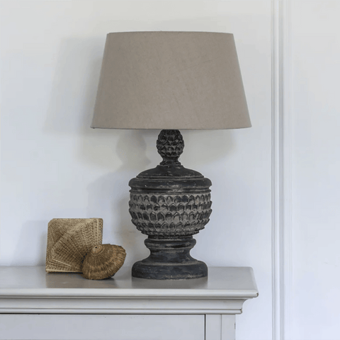 Table Lamp 'Jasmine Antique Fir' by Grand Illusions - Curated Living