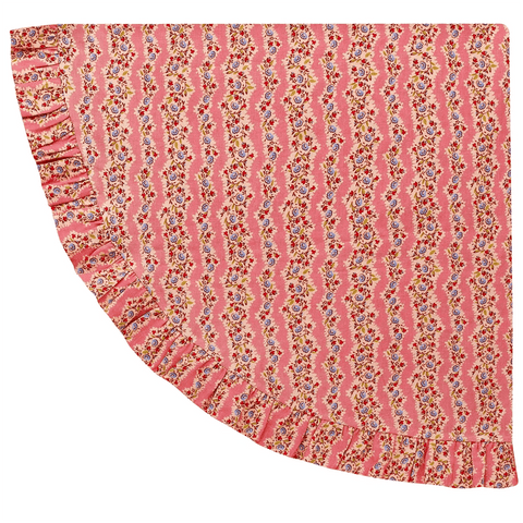 Tablecloth 'Hedgerow Stripe Pink' by Projekti Tyyny - Curated Living