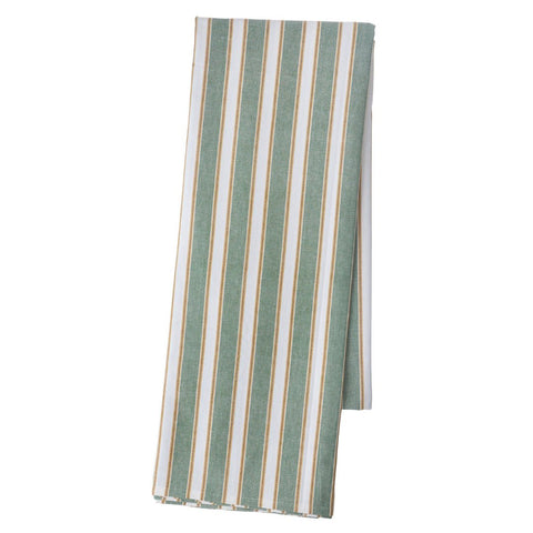 Tablecloth 'Palermo Basil' Large Hand Woven Cotton by Bungalow of Denmark - Curated Living