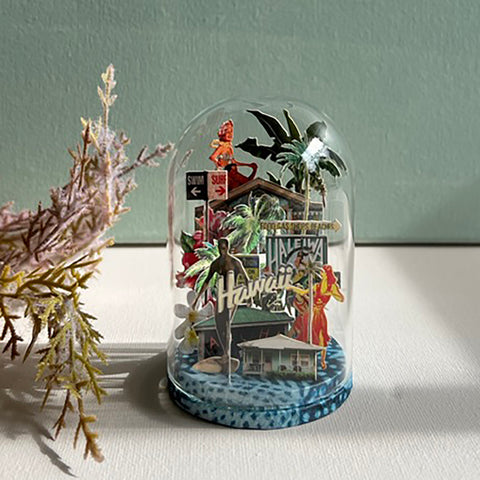 Extra Small Glass Dome 'Hawaii' by Atelier Charlotte Bourrus