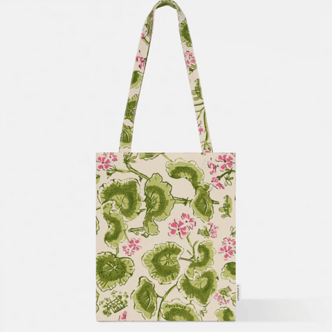 Tote Bag 'Collection Geranium No 3' Pellymania by C.Atherley - Curated Living