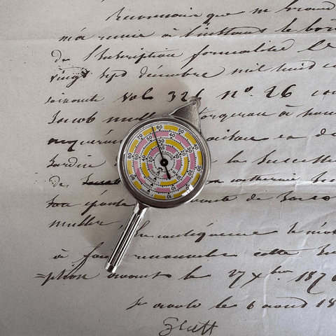 Vintage Map Mile Measurer - Curated Living