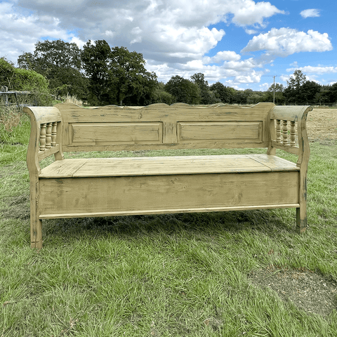 Vintage Storage Bench. - Curated Living