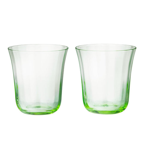 Water Nora 'Ivy' Glass - Set of Two by Bungalow of Denmark - Curated Living