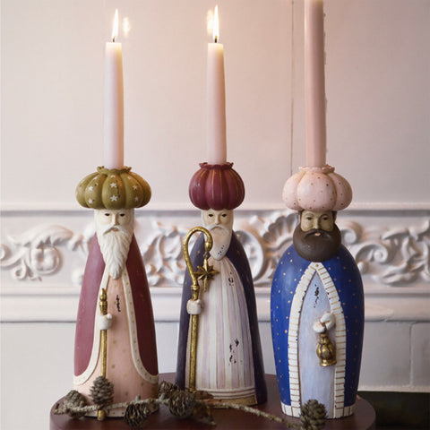 Figurines 'Wise Kings Ruby' Set of Three by Bungalow of Denmark
