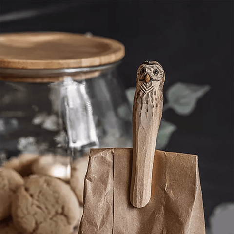 Wooden Peg 'Owl' by Wildlife Garden of Sweden - Curated Living