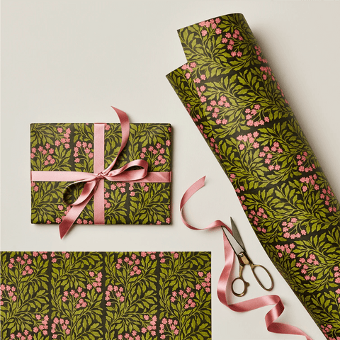 Wrapping Paper 'Green Flora' by Wanderlust - Curated Living