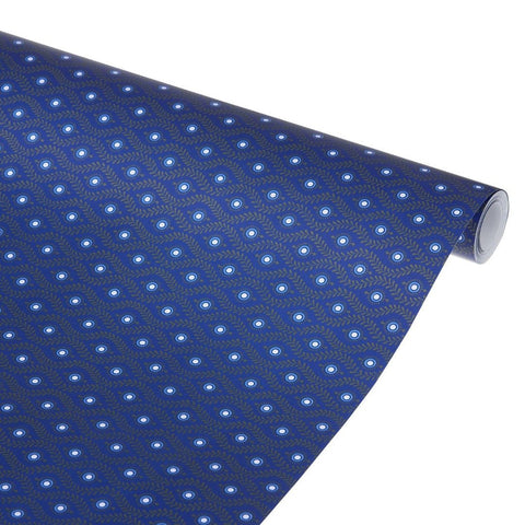 Wrapping Paper 'Lulu Indigo' 10m by Bungalow of Denmark - Curated Living