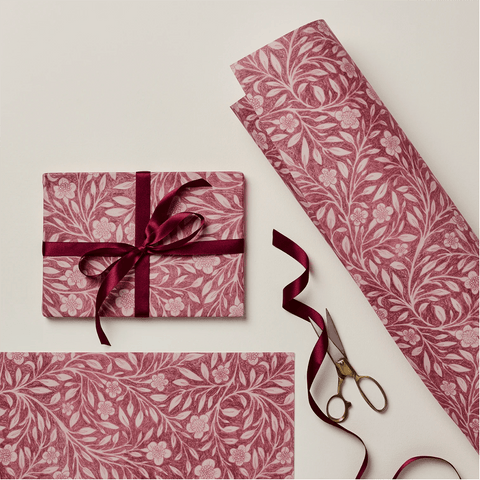 Wrapping Paper 'Pink Flora' by Wanderlust - Curated Living