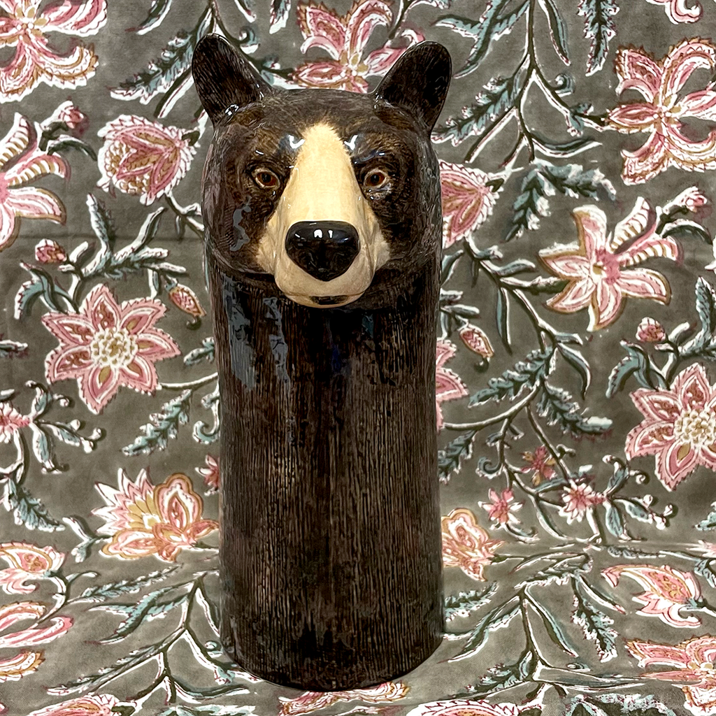 Brown Bear Vase by Quail.