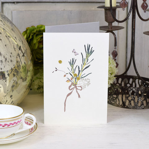 Greeting Card 'Rosemary' by Artist Elena Deshmukh
