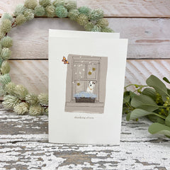 Greeting Card 'Thinking of You Sailor' by Artist Elena Deshmukh
