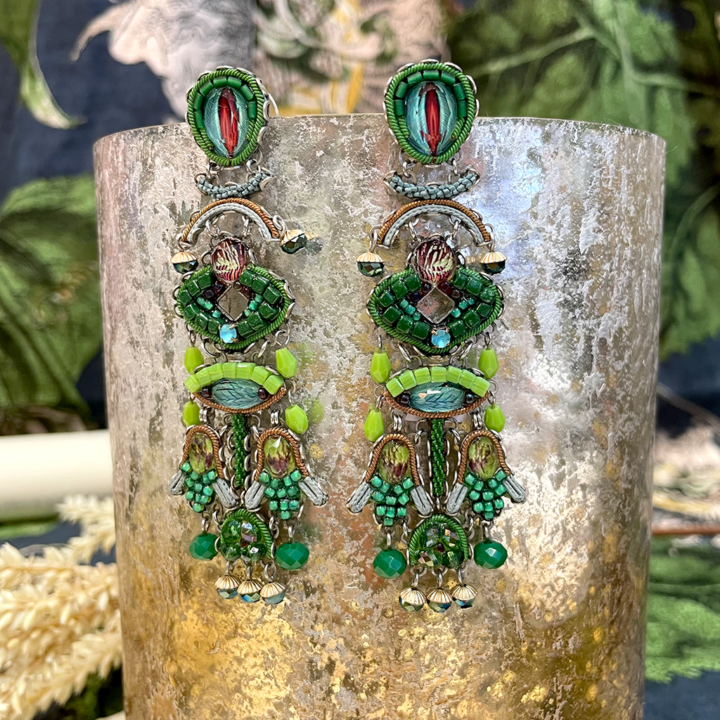 Evergreen Layla Earrings by Ayala Bar.