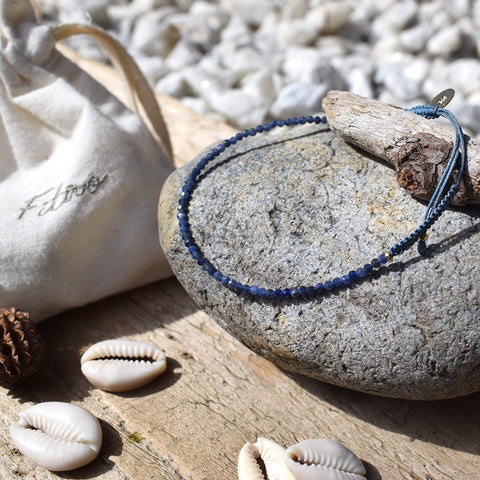Filao Ocean Blue Sodalite Gemstone Bracelet.