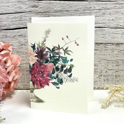 Centrepiece of Flowers Card by Elena Deshmukh.