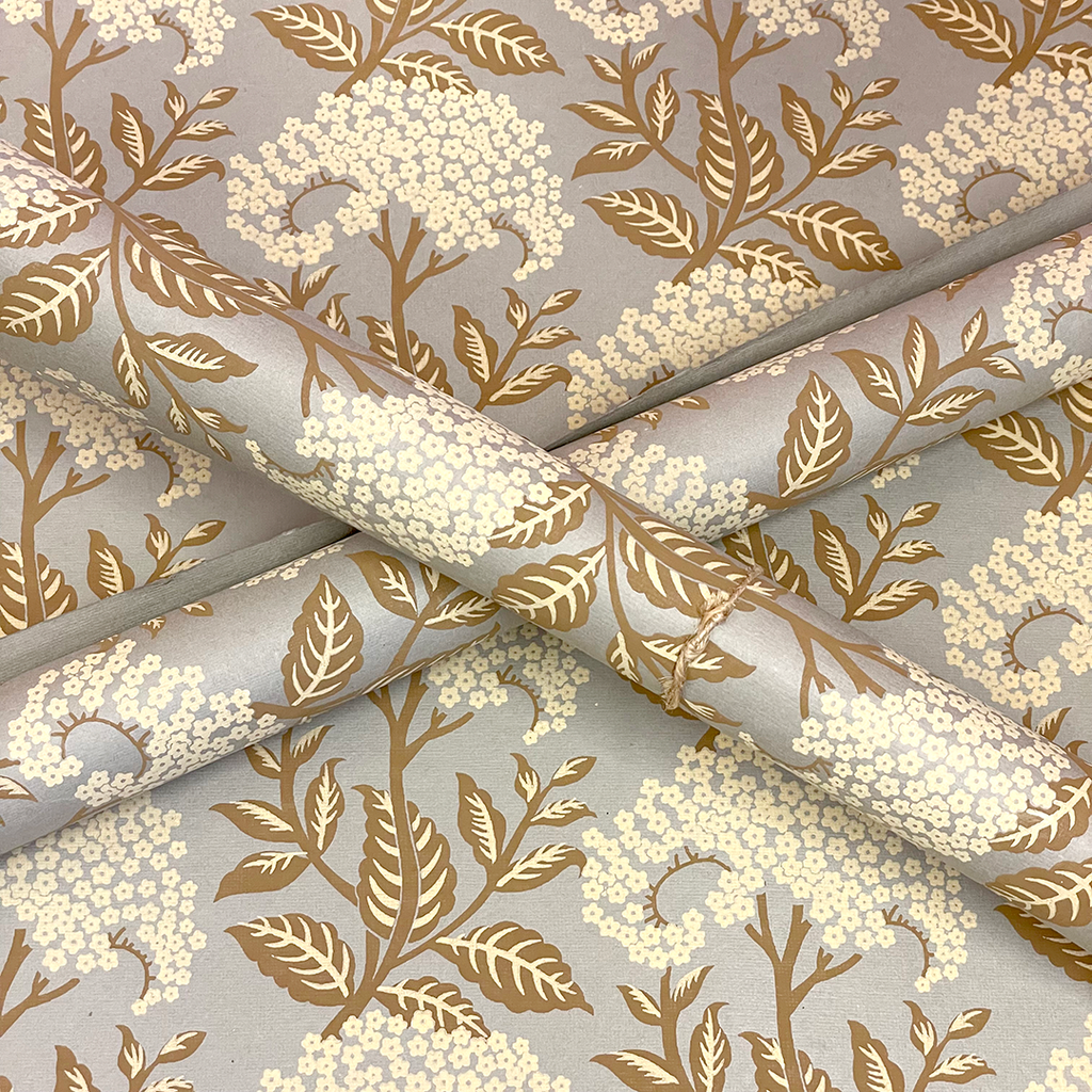 Cashmere Hydrangeas Wrapping Paper by Bungalow DK.
