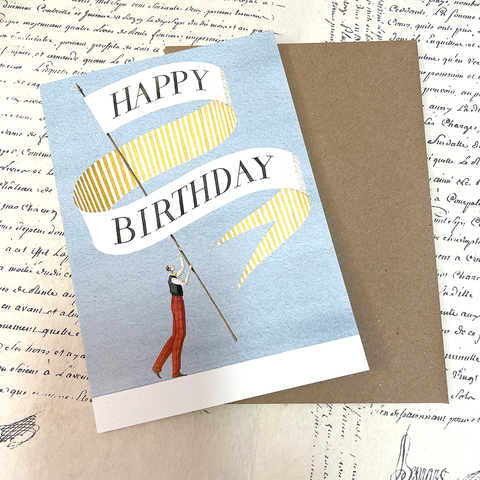 Laura Stoddart Card, Happy Birthday Man.