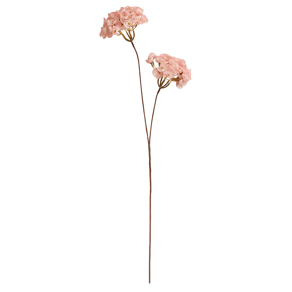 Hydrangea Rosy Faux Flower Stem, by Bungalow Denmark