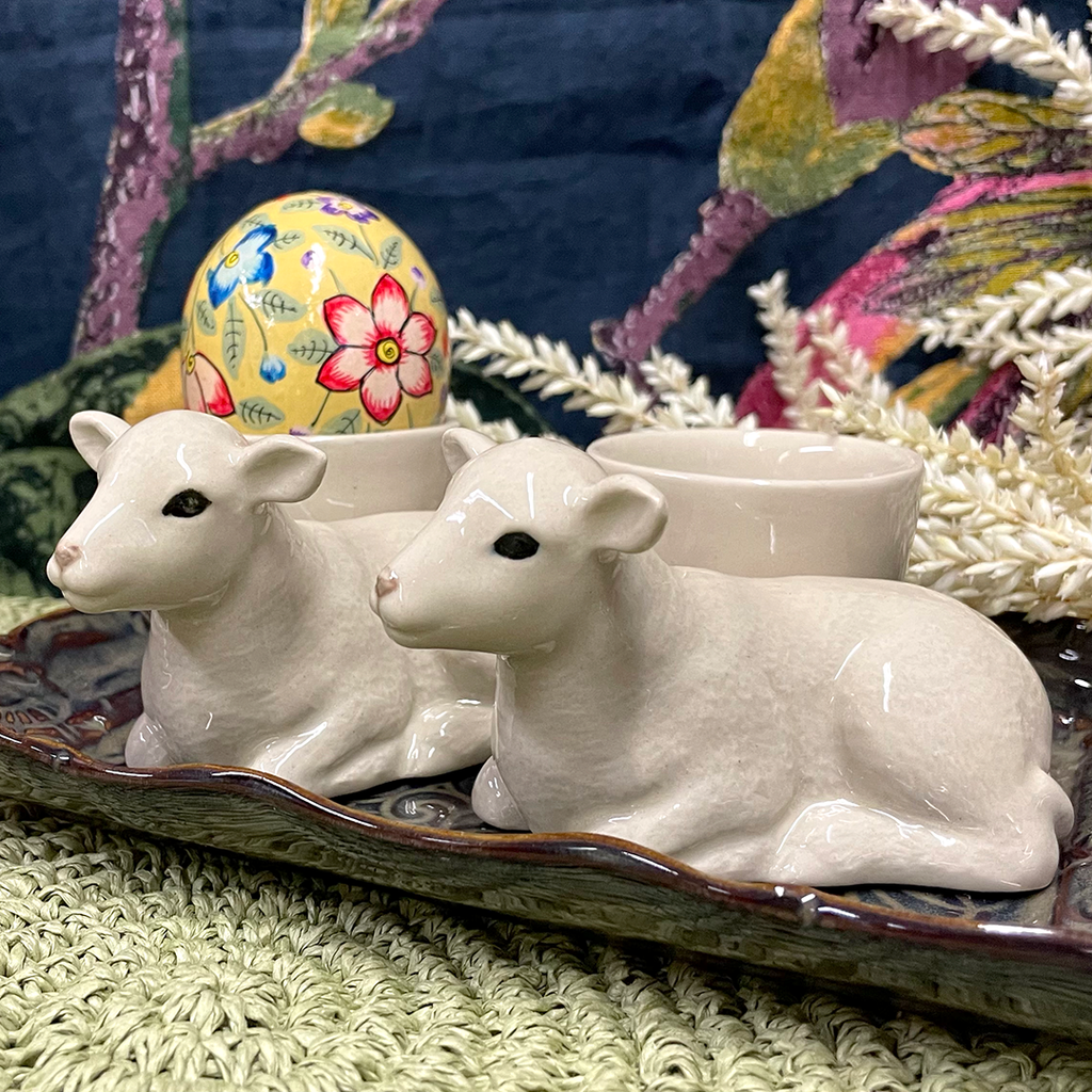 Lamb Egg Cups by Quail.