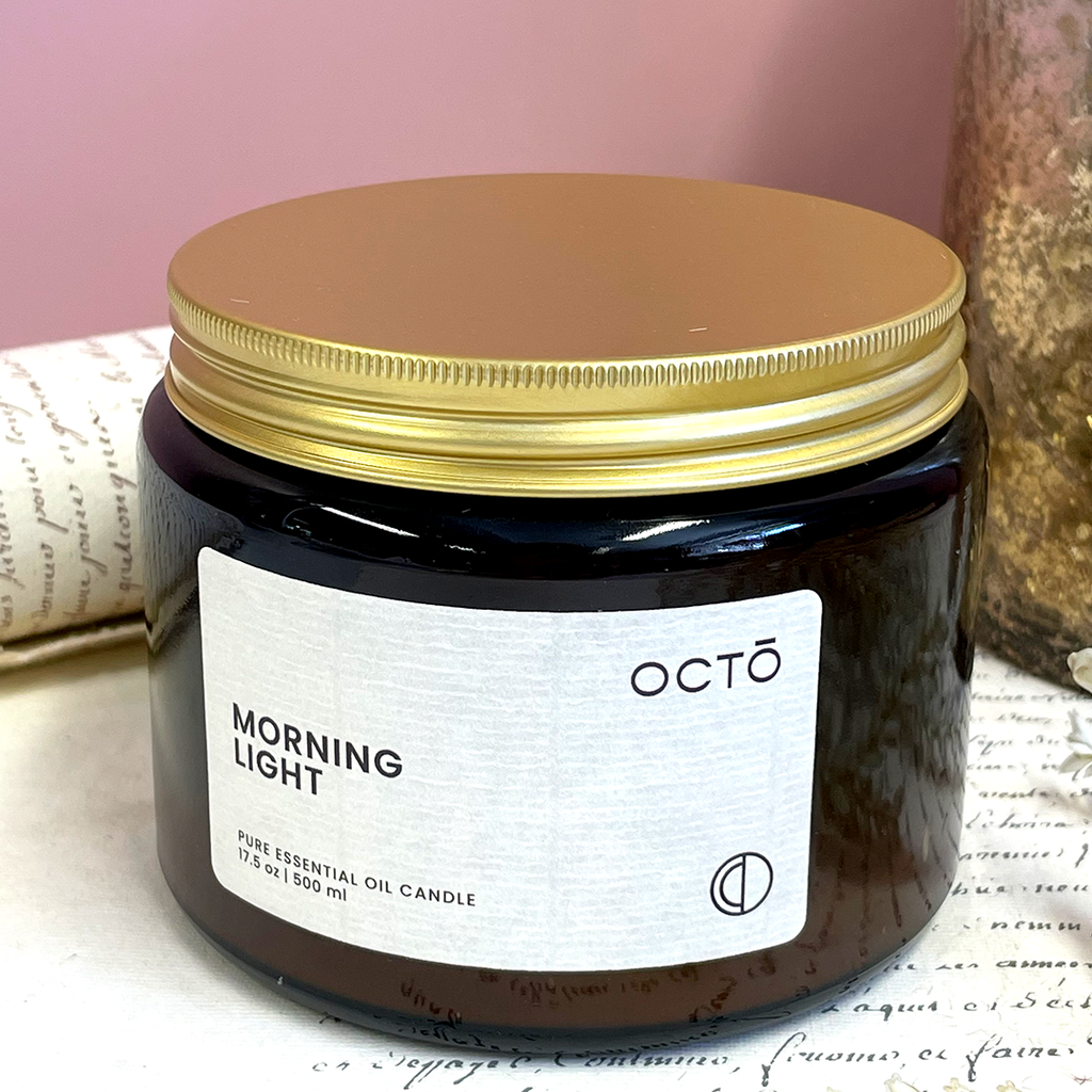 Octō Morning Light Soy Candle. 500ml.