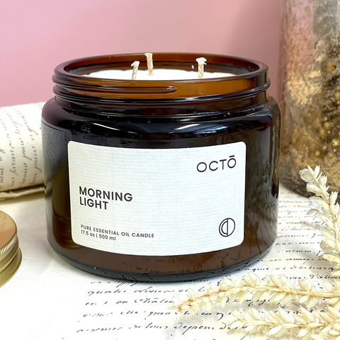 Octō Morning Light Soy Candle. 500ml.