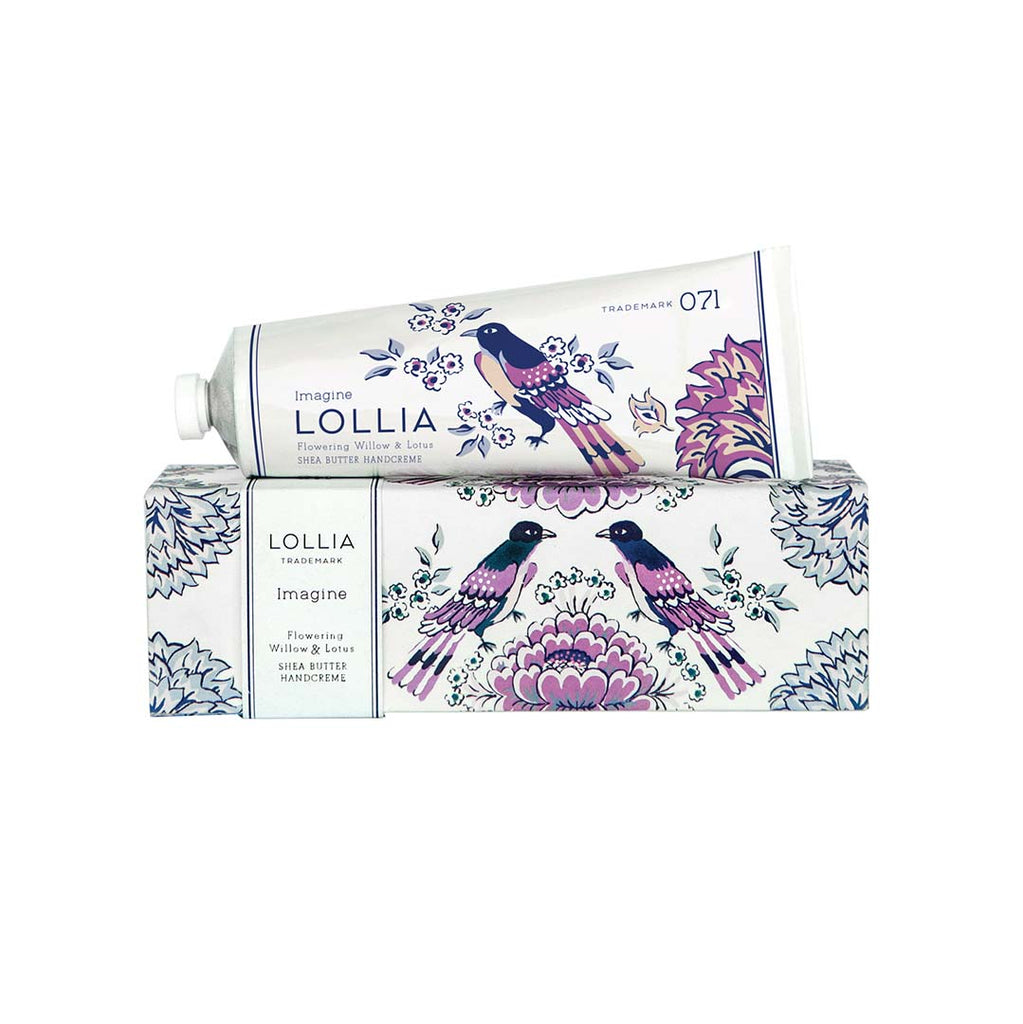 Lollia 'Imagine' Flowering Willow and Lotus Shea Butter Hand Creme